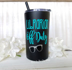 Librarian Metal Tumbler (Mini Tumbler) - love-in-the-city-shop