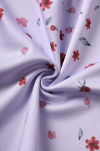 Amanda Lilac Falling Flower Swing Dress