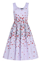 Amanda Lilac Falling Flower Swing Dress