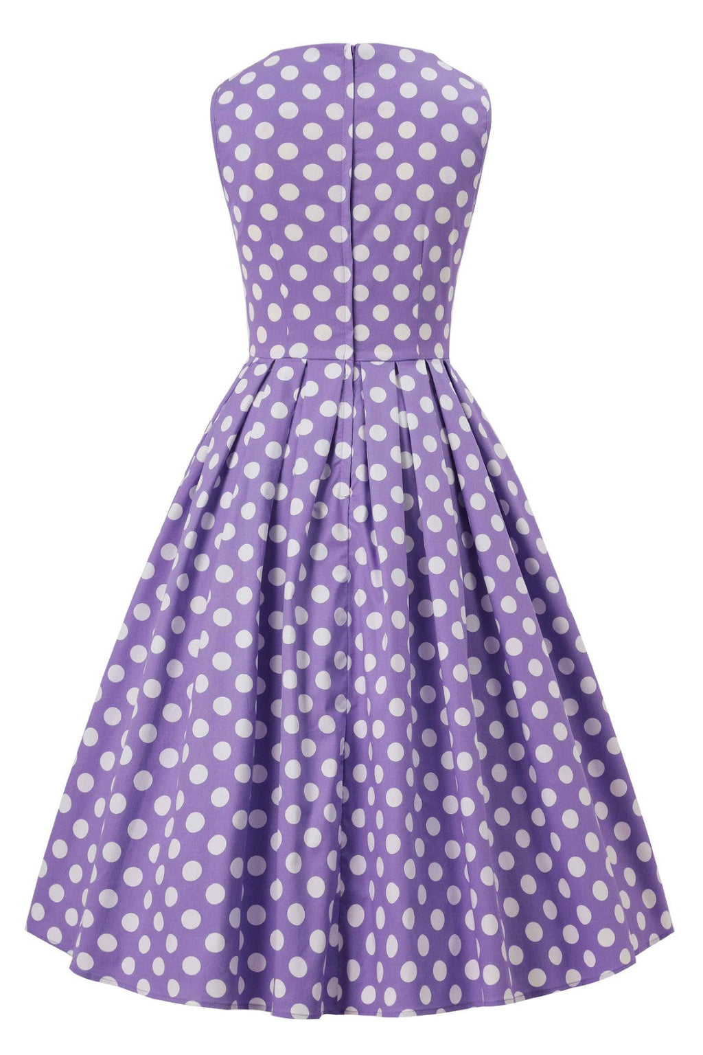 Blair Lilac Polka Dot Mesh Dress