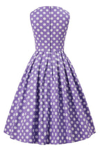 Blair Lilac Polka Dot Mesh Dress