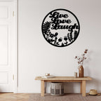 Live Love Laugh Metal Wall Art - Decor available at Dekadron for $69.90