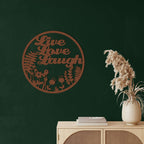 Live Love Laugh Metal Wall Art - Decor available at Dekadron for $74.90