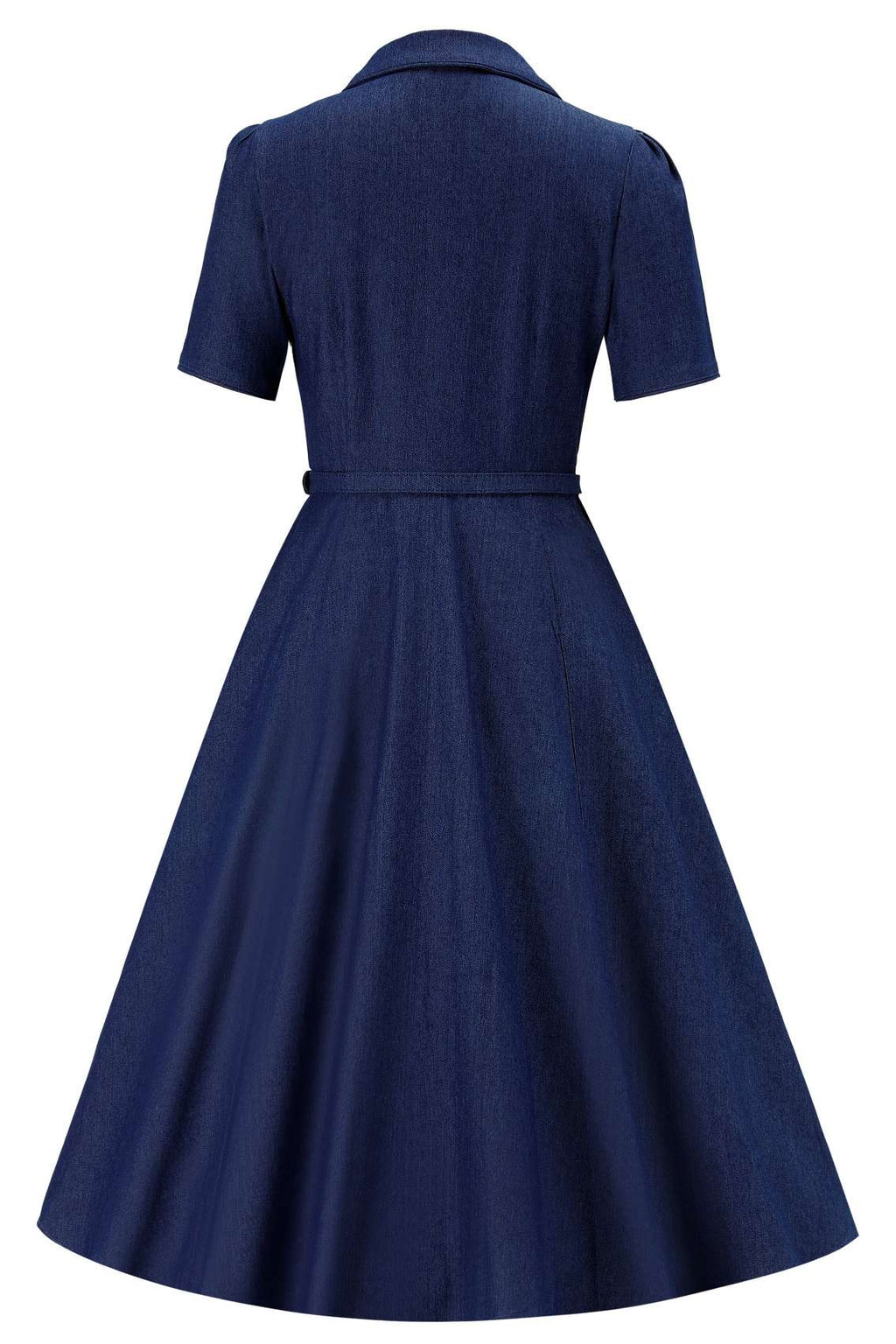 Mabel Denim Midi Shirt Dress