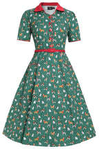 Mabel Dog At Christmas Shirt Dress