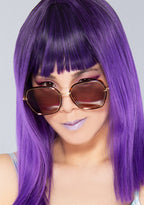 TopFoxx Maya Sunglasses in tortoise shell — model view