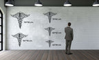 Medical Symbol Metal Wall Art - Decor available at Dekadron for $62.90