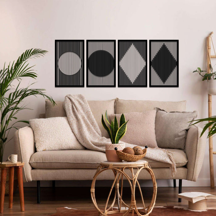 Minimalist Metal Wall Art - Decor available at Dekadron for $99.90