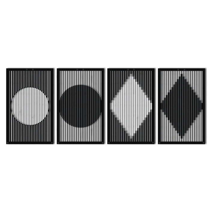 Minimalist Metal Wall Art - Decor available at Dekadron for $159.90
