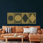 Minimalist Metal Wall Art - Decor available at Dekadron for $104.90