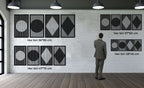 Minimalist Metal Wall Art - Decor available at Dekadron for $99.90