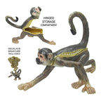 Monkey Jeweled Trinket Box Austrian Crystals,