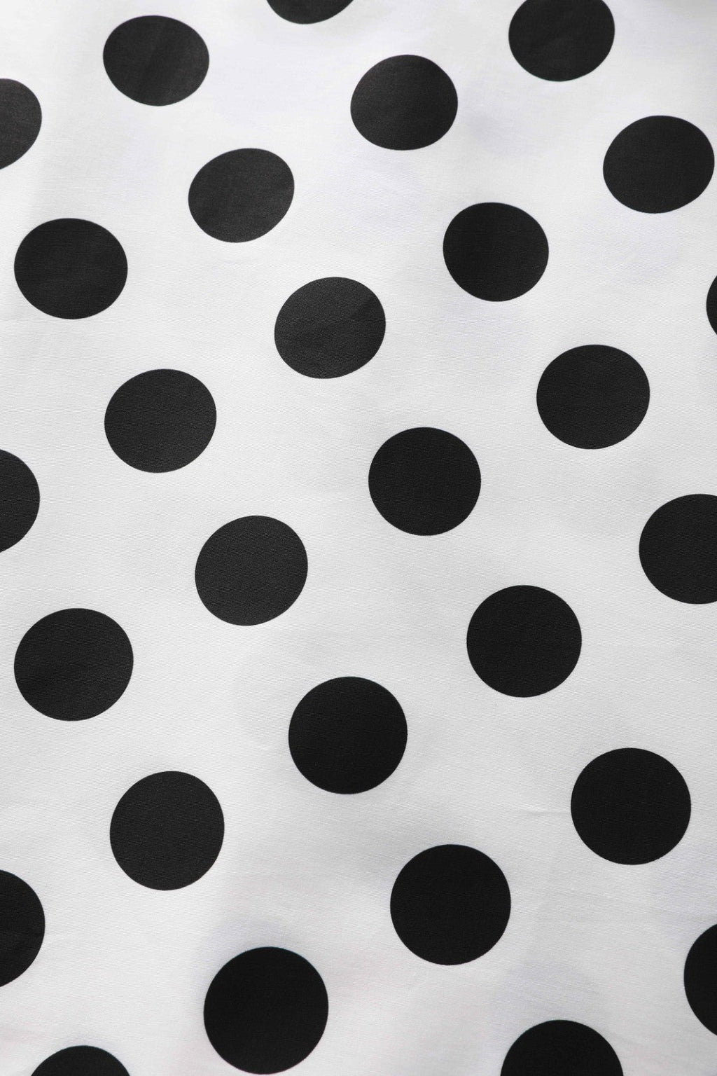 Maisie Polka Dot Full Circle Midi Skirt in White/Black