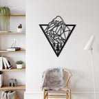 Mountain Metal Wall Art - Decor available at Dekadron for $69.90