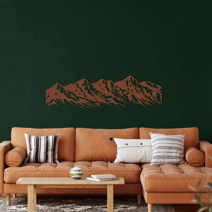 Mountain Metal Wall Art - Decor available at Dekadron for $99.90