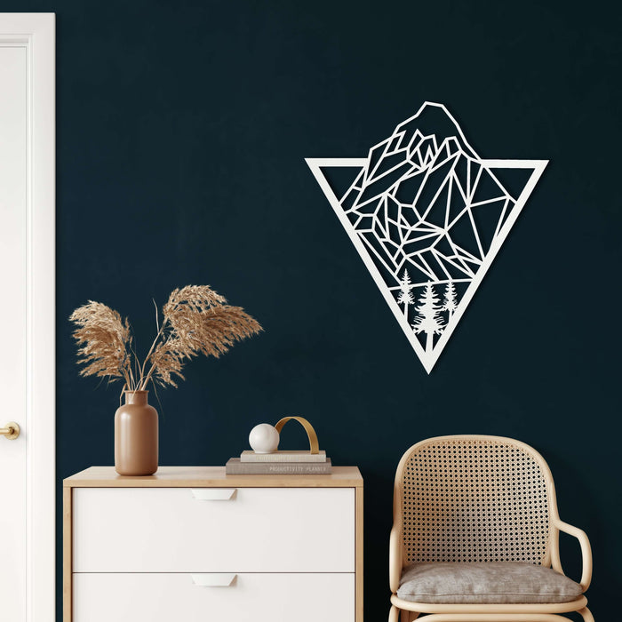 Mountain Metal Wall Art - Decor available at Dekadron for $74.90