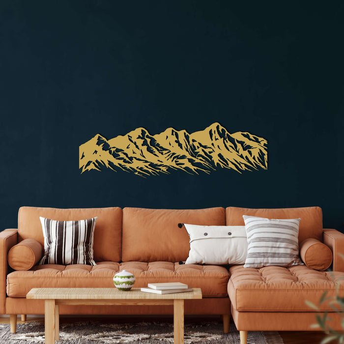Mountain Metal Wall Art - Decor available at Dekadron for $99.90