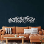 Mountain Metal Wall Art - Decor available at Dekadron for $99.90