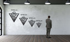 Mountain Metal Wall Art - Decor available at Dekadron for $69.90