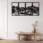 Mountain Range Metal Wall Art - Decor available at Dekadron for $129.90