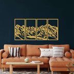 Mountain Range Metal Wall Art - Decor available at Dekadron for $139.90