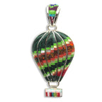 Native American Navajo Multi Stone Inlay Pendant,