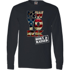 New York Born & Raised Limited Edition Print T-Shirt & Apparel Long Sleeve Black