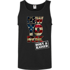 New York Born & Raised Limited Edition Print T-Shirt & Apparel Unisex Tank Top Black