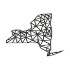 New York Map Metal Wall Art - Decor available at Dekadron for $62.90
