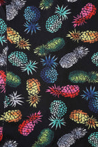 Lilian Off Shoulder Black Pineapple Top