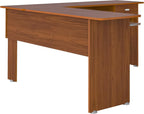 Office Table Cannes 4515 L Shape Desk With 1 Drawer Limited3 Months Warranty 150*165*73Cm Cedar