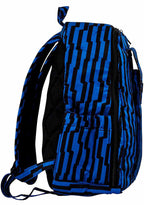 Ju-Ju-Be Onyx Electric Black Mini Be Backpack in blue black — back view