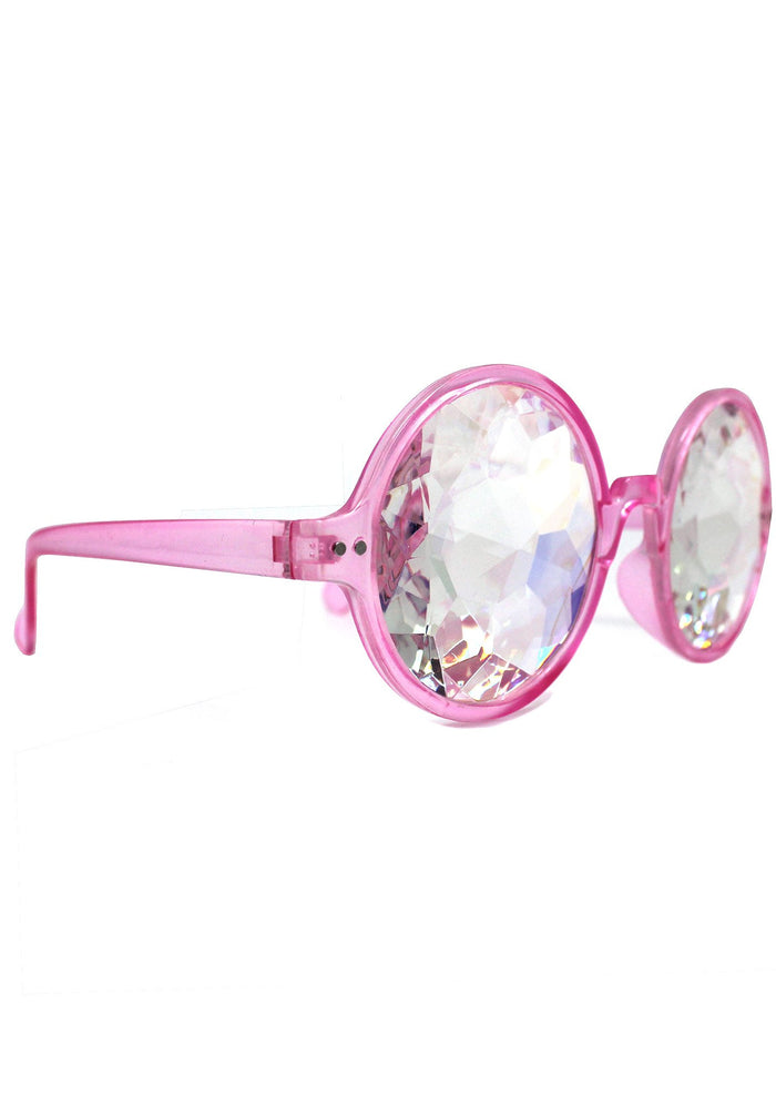 LASR Over The Rainbow Kaleidoscope Rave Glasses — product view
