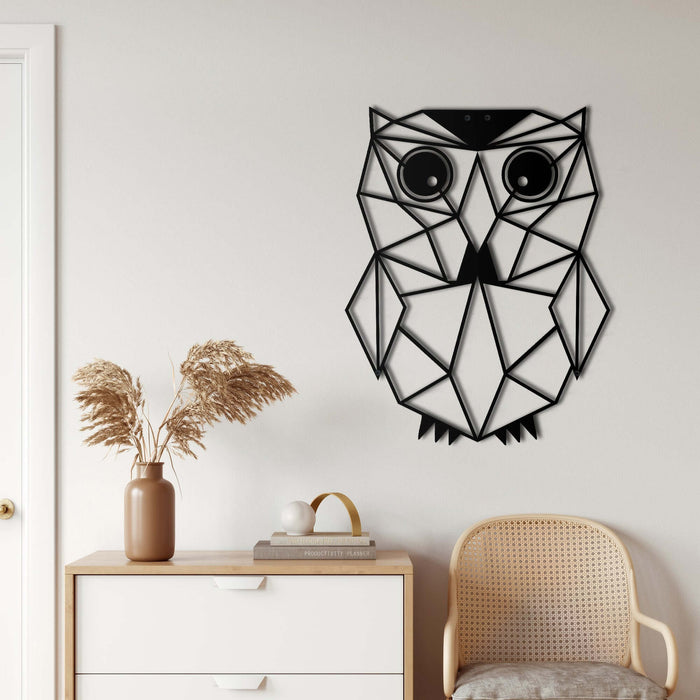 Owl Metal Wall Art - Decor available at Dekadron for $64.90