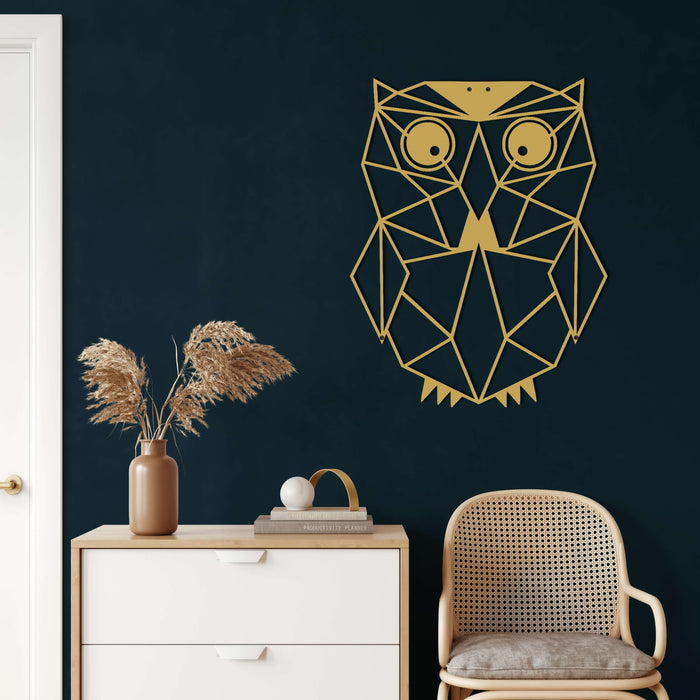 Owl Metal Wall Art - Decor available at Dekadron for $69.90