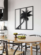 Palm Tree Metal Wall Art - Decor available at Dekadron for $149.90