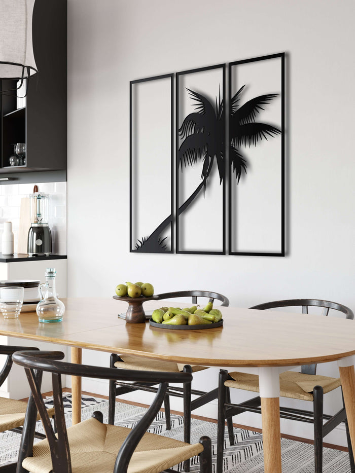 Palm Tree Metal Wall Art - Decor available at Dekadron for $149.90