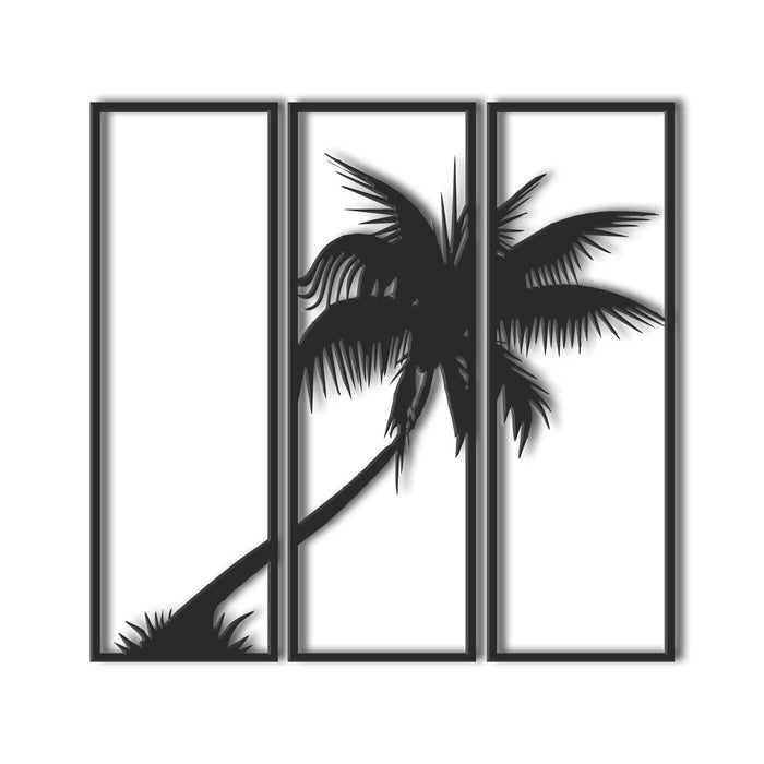 Palm Tree Metal Wall Art - Decor available at Dekadron for $199.90