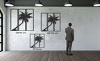 Palm Tree Metal Wall Art - Decor available at Dekadron for $149.90