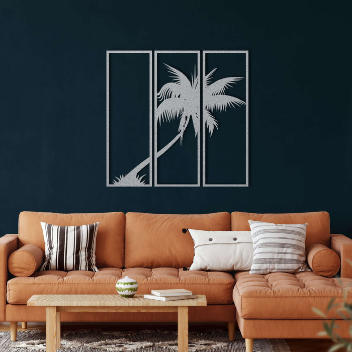 Palm Tree Metal Wall Art - Decor available at Dekadron for $159.90