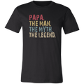 PAPA The Man The Myth The Legend Black