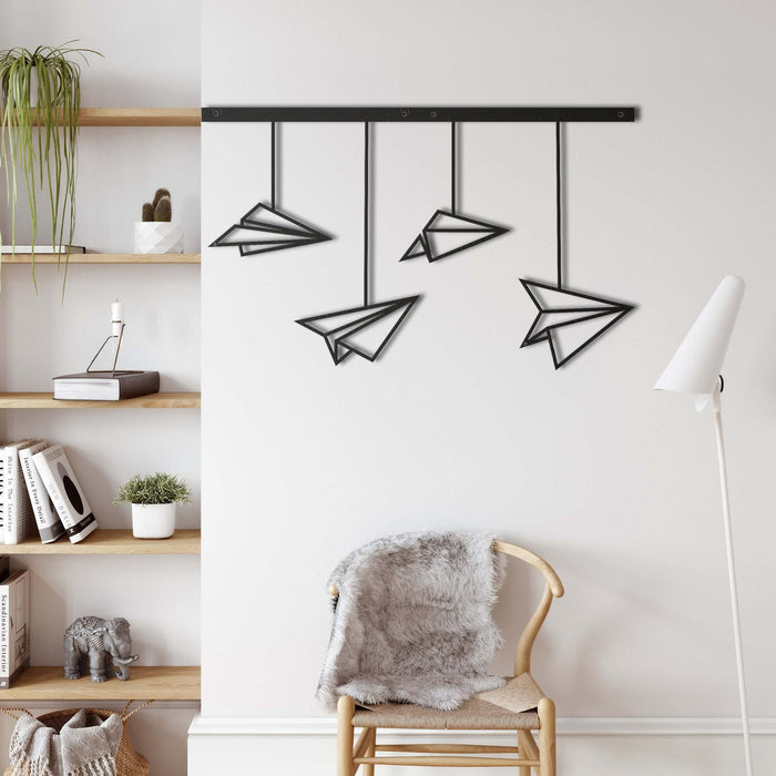 Paper Plane Metal Wall Art - Decor available at Dekadron for $119.90