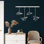 Paper Plane Metal Wall Art - Decor available at Dekadron for $84.90