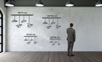Paper Plane Metal Wall Art - Decor available at Dekadron for $79.90