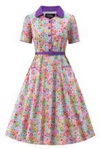 Mabel Pastel Seashell Midi Shirt Dress