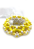 LASR Pearlescent Sunbeam Light Up Ribbon Rave Kandi Bracelet — product view