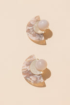Pendientes Dama Taupe · Hamptons ·