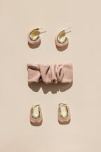 Pendientes Glossy Diana Pink · Wisteria ·