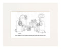 People Who Can't Have Pets Cartoon Print