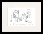 People Who Can't Have Pets Cartoon Print
